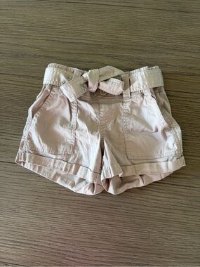abercrombie kids Light Tan Shorts with Tie